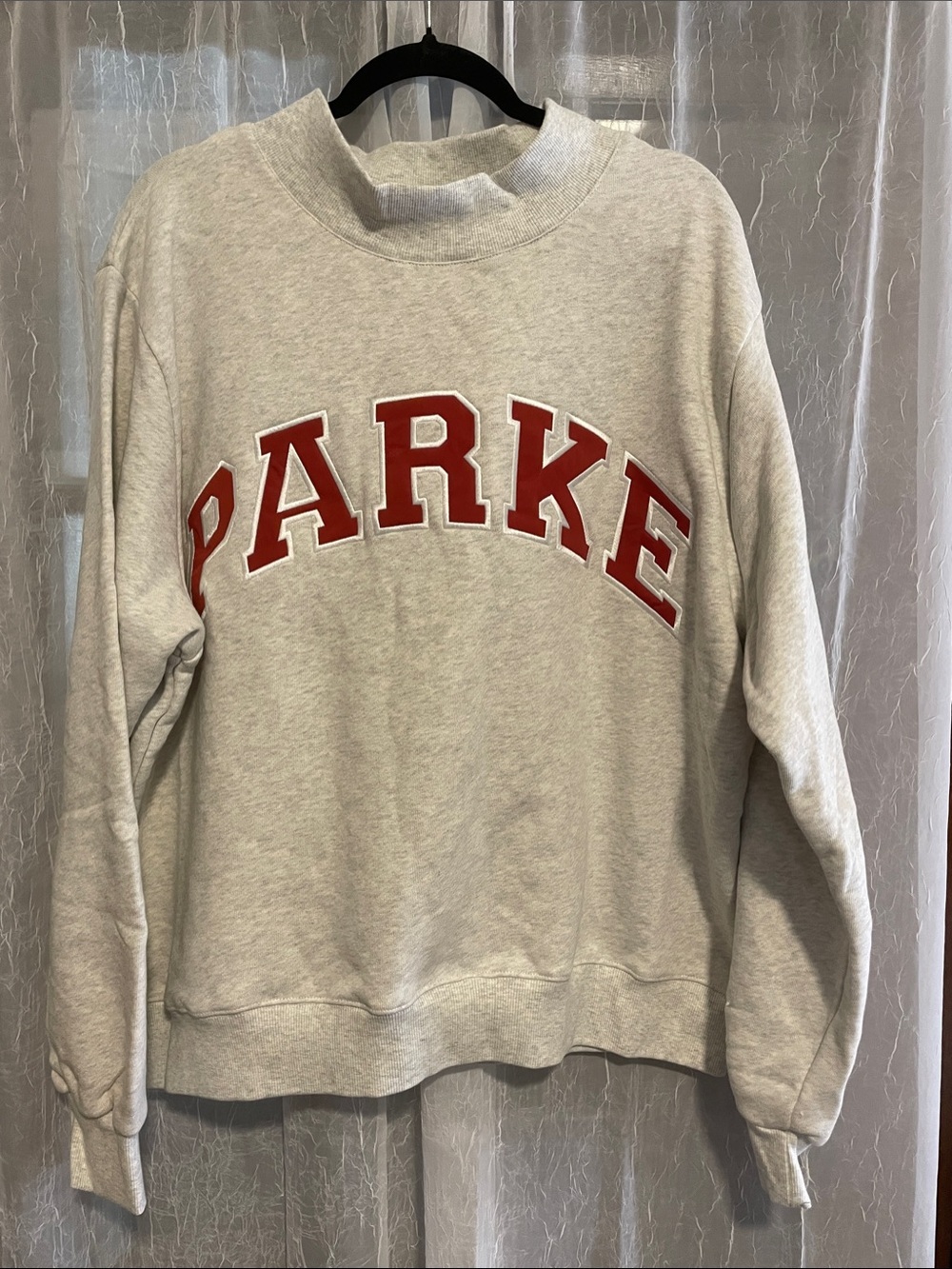 Parke Sweatshirt with Red Arch Logo